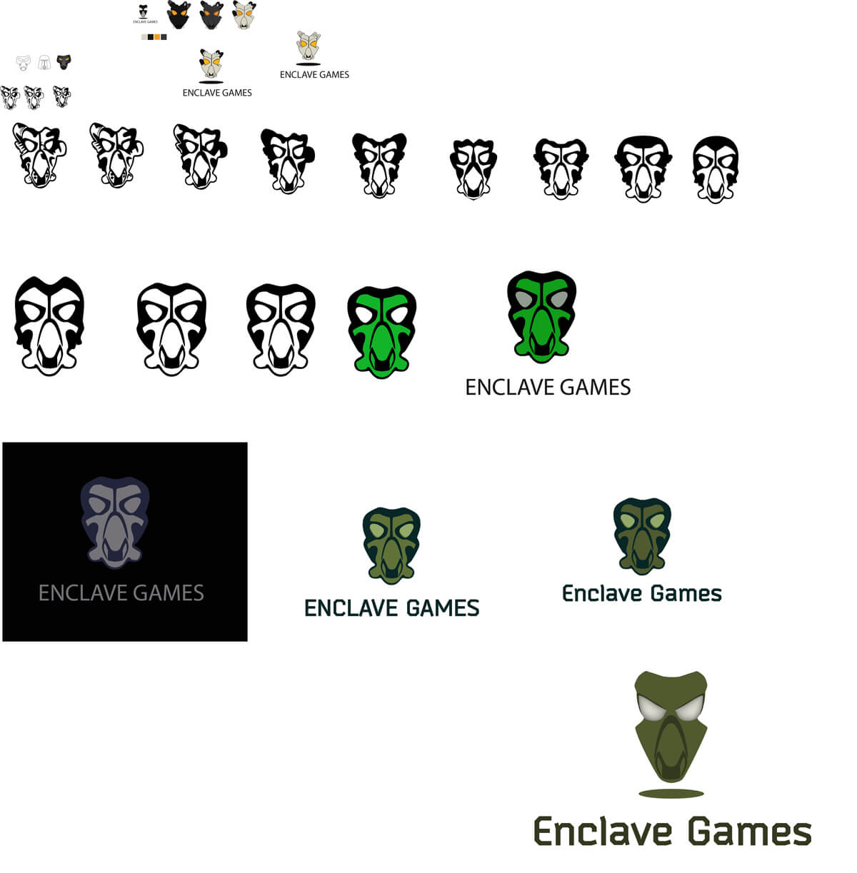 Enclave Games - various logos