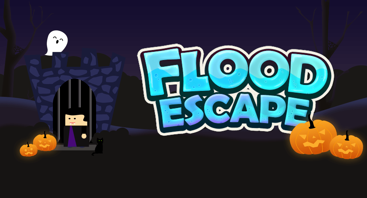 New Halloween level in Flood Escape Enclave Games