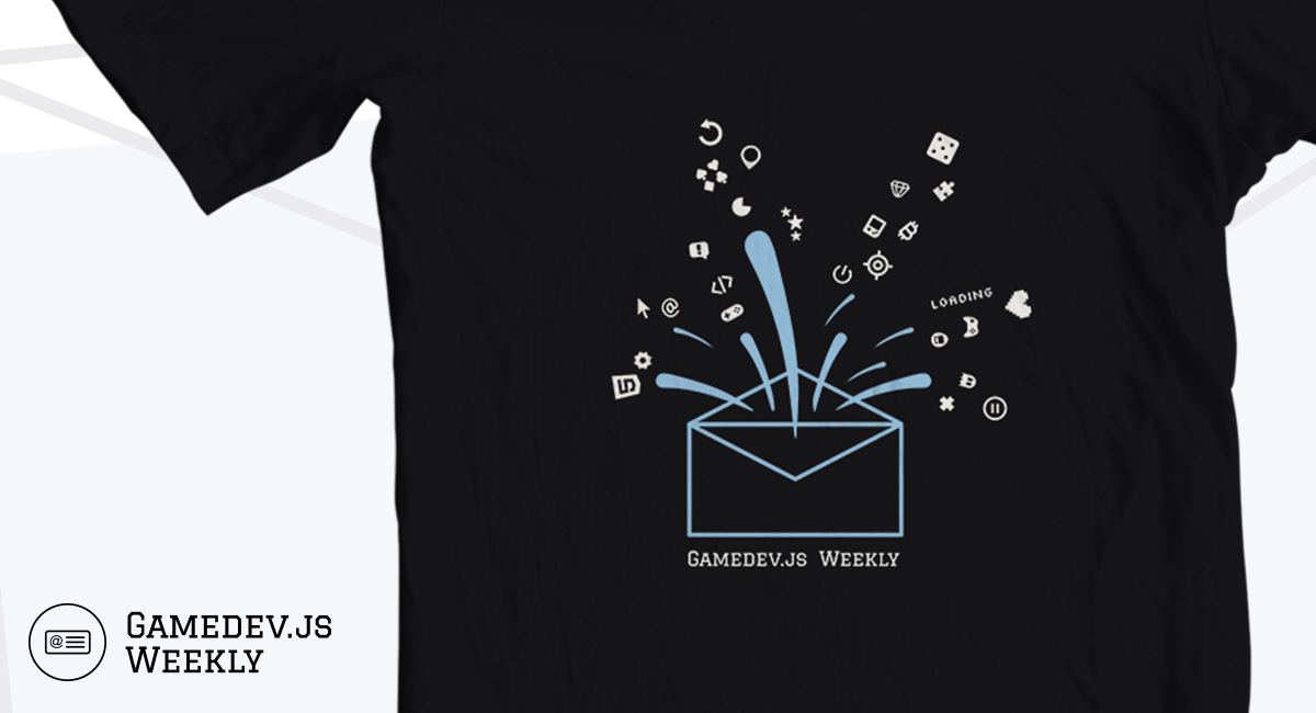 Enclave Games - Gamedev.js Weekly t-shirt