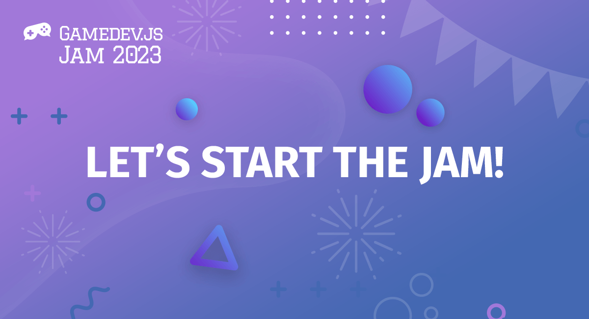 Enclave Games - Monthly April 2023 - Gamedev.js Jam 2023 start