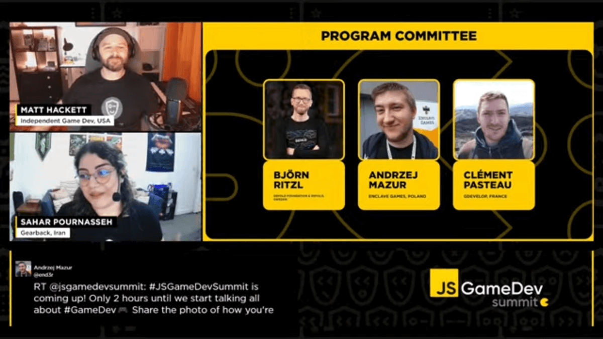 Enclave Games - Monthly September 2023: JS Gamedev Summit 2023 Program Committee