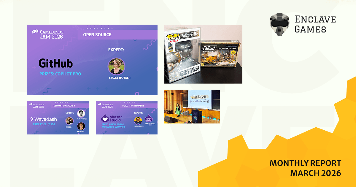 Enclave Games Monthly Report: March 2026