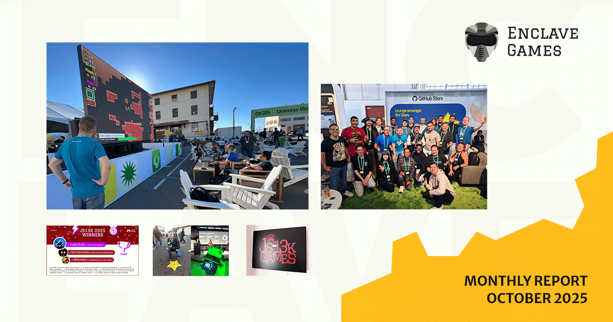 Enclave Games Monthly Report: October 2025