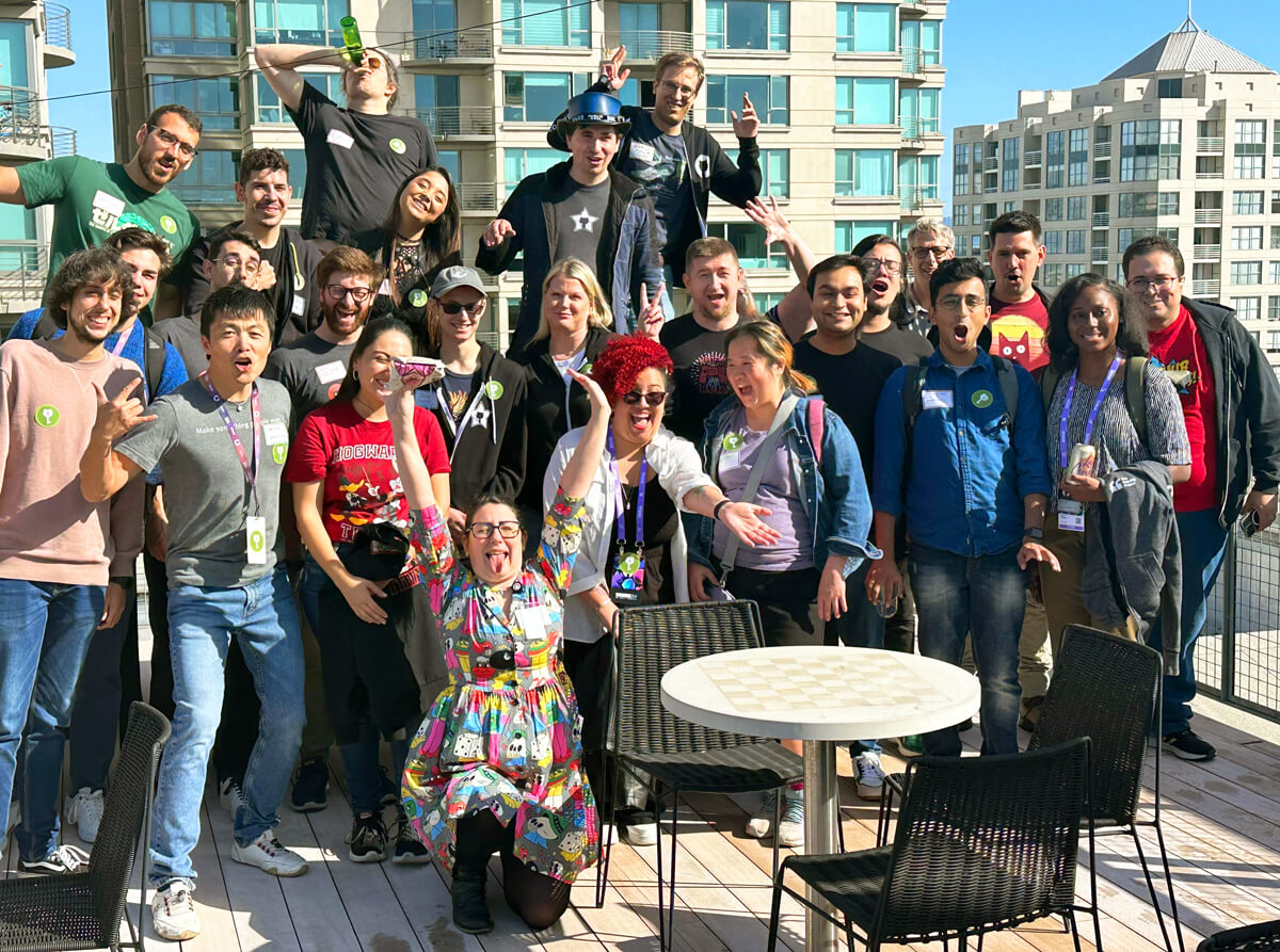 Enclave Games 2023 - a year in review: GitHub Stars on a roof