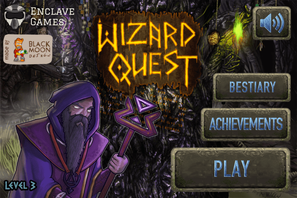 Wizard Quest - mainmenu